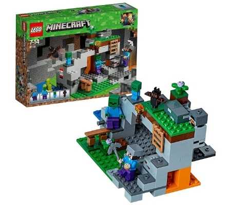 LEGO-Minecraft- cueva-zombis